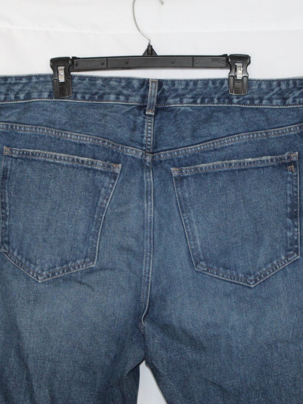 Madewell Straight-Leg Jeans in Medium Blue Wash - Picture 9 of 12